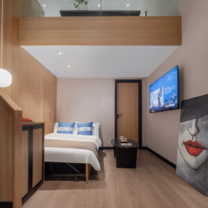 Loft Family Triple Room with One King Bed and One Single Bed A
