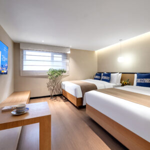 Family Quadruple Room with Two Double Beds A